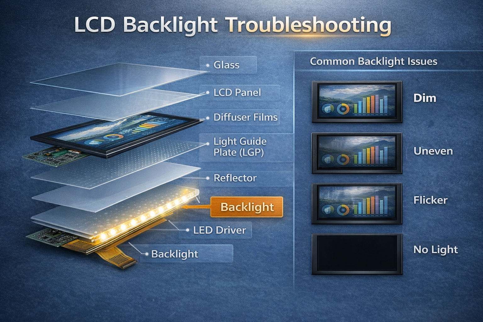 Troubleshooting and Maintenance of LCD Backlight - Knowledge