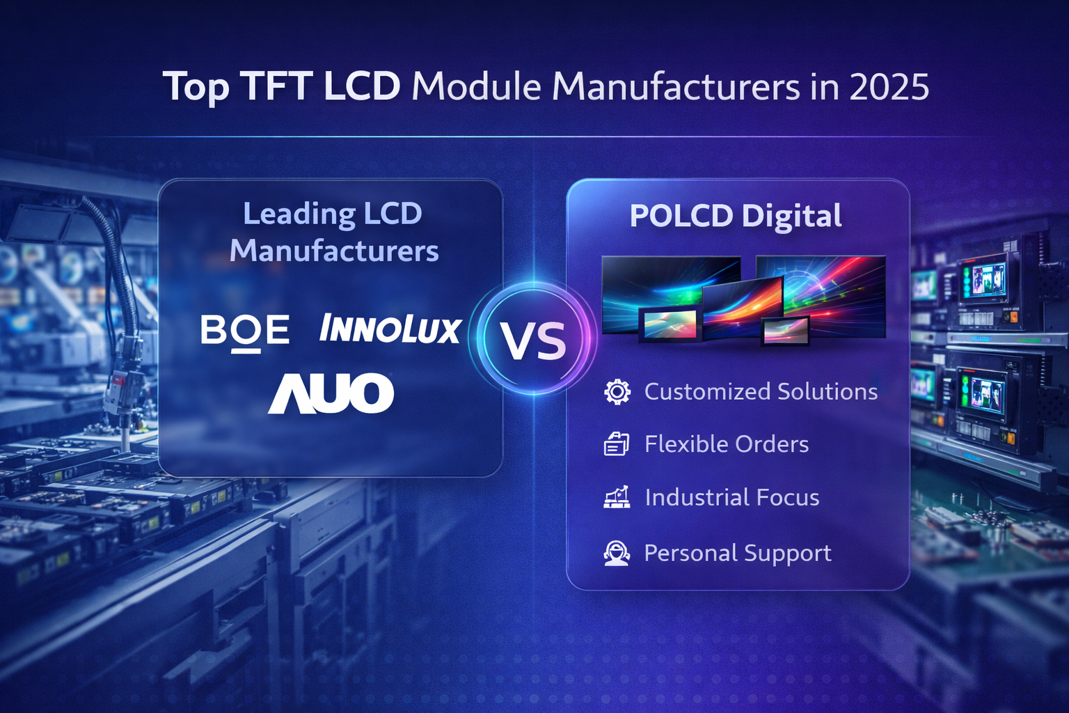 Top TFT LCD Module Manufacturers in 2025: A Complete Guide for Buyers