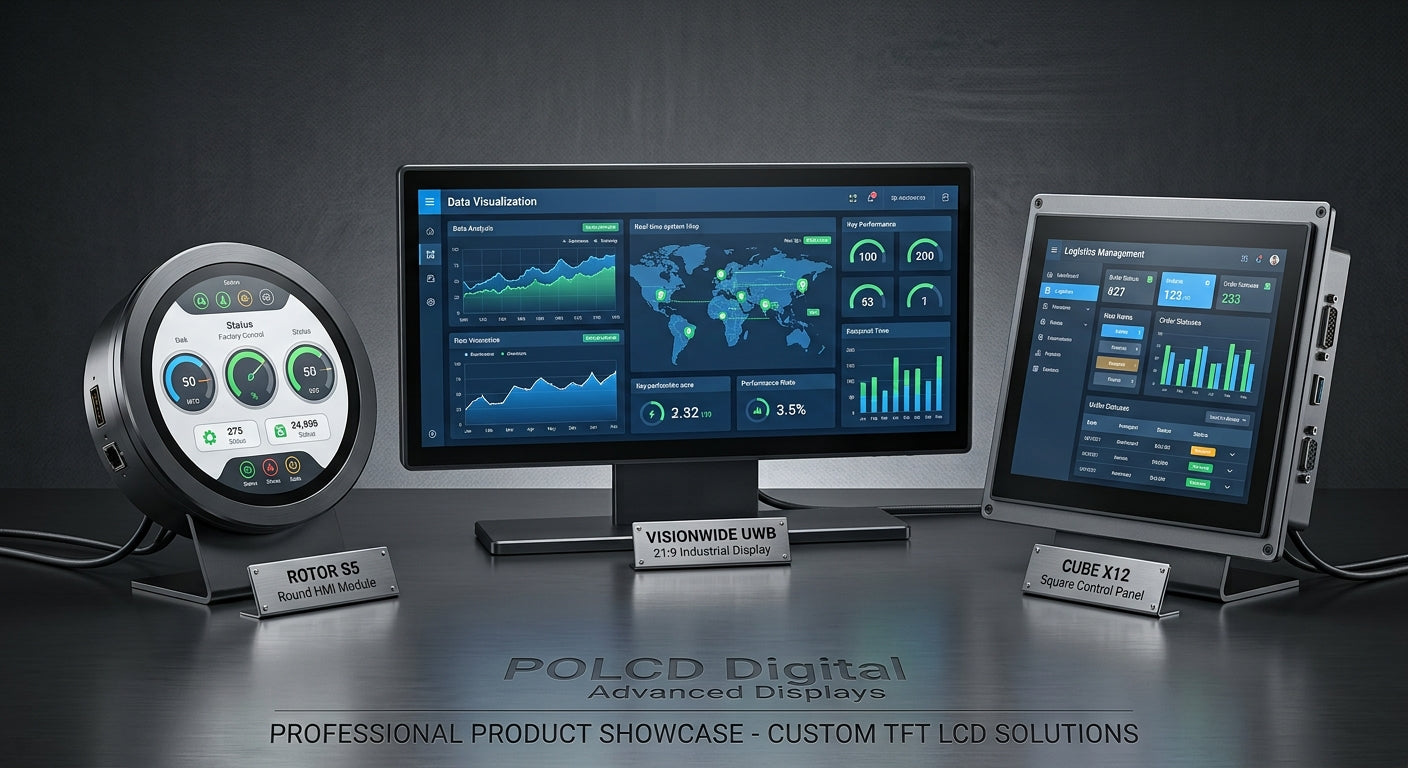 Custom Round, Square, and Ultra-Wide Bar-Type TFT Displays: Design Rules and Controller Pitfalls