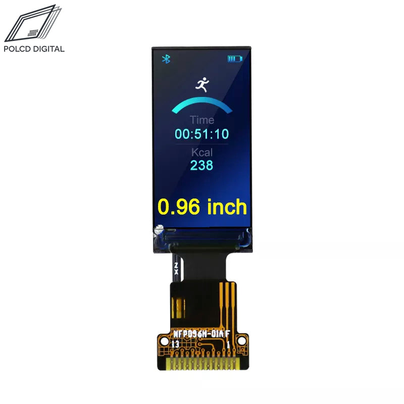 0.96 inch TFT LCD Display 80x160 Resolution SPI Interface for Wearable Devices P096H001