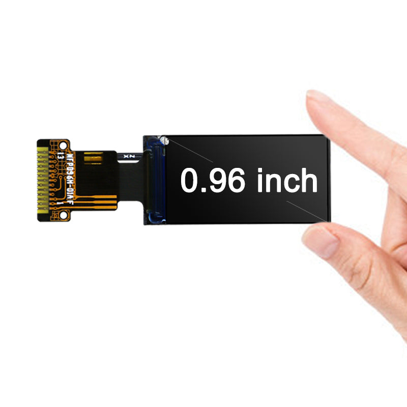 0.96 inch TFT LCD Display 80x160 Resolution SPI Interface for Wearable Devices P096H001