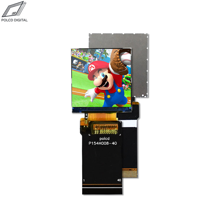 1.54" Square TFT LCD Display Module 240x240 Resolution with RGB666 Interface P154H008-40