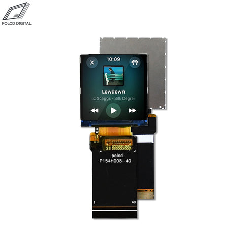 1.54" Square TFT LCD Display Module 240x240 Resolution with RGB666 Interface P154H008-40