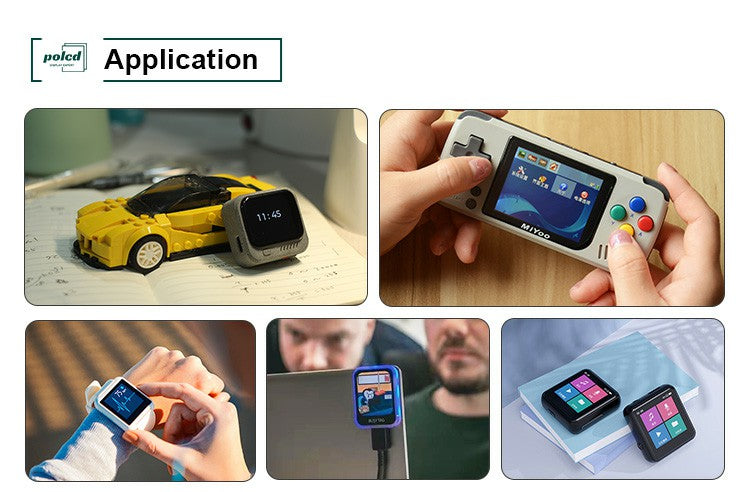 1,69 Zoll TFT LCD Display mit kapazitivem Touchpanel (CTP) P169H002P-CTP