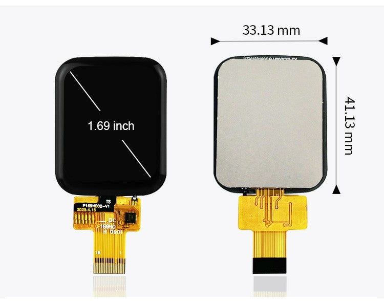 1,69 Zoll TFT LCD Display mit kapazitivem Touchpanel (CTP) P169H002P-CTP