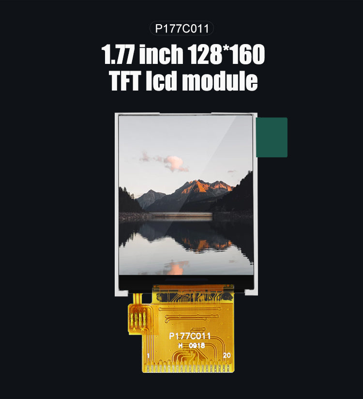 1,77 Zoll TFT LCD Display 128x160 Pixel MCU Schnittstelle P177C011