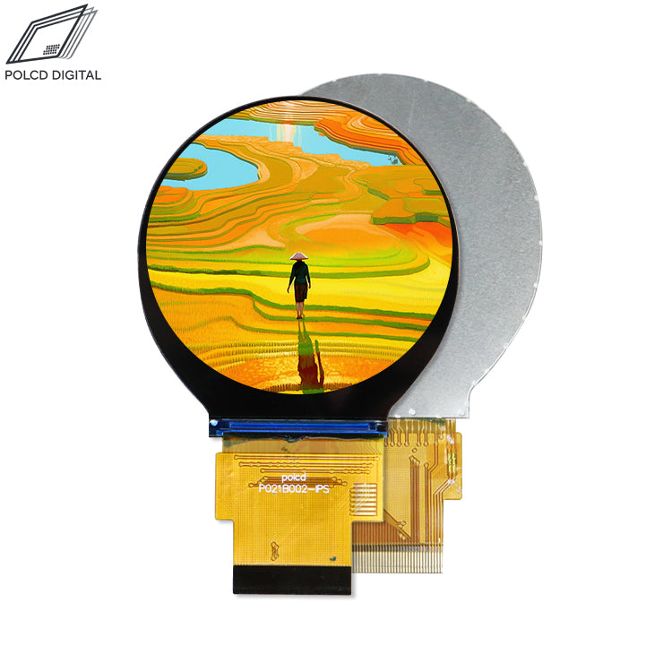 2.1 Inch Circular TFT LCD Module 480x480 IPS High-Resolution Round Display P021B002-IPS