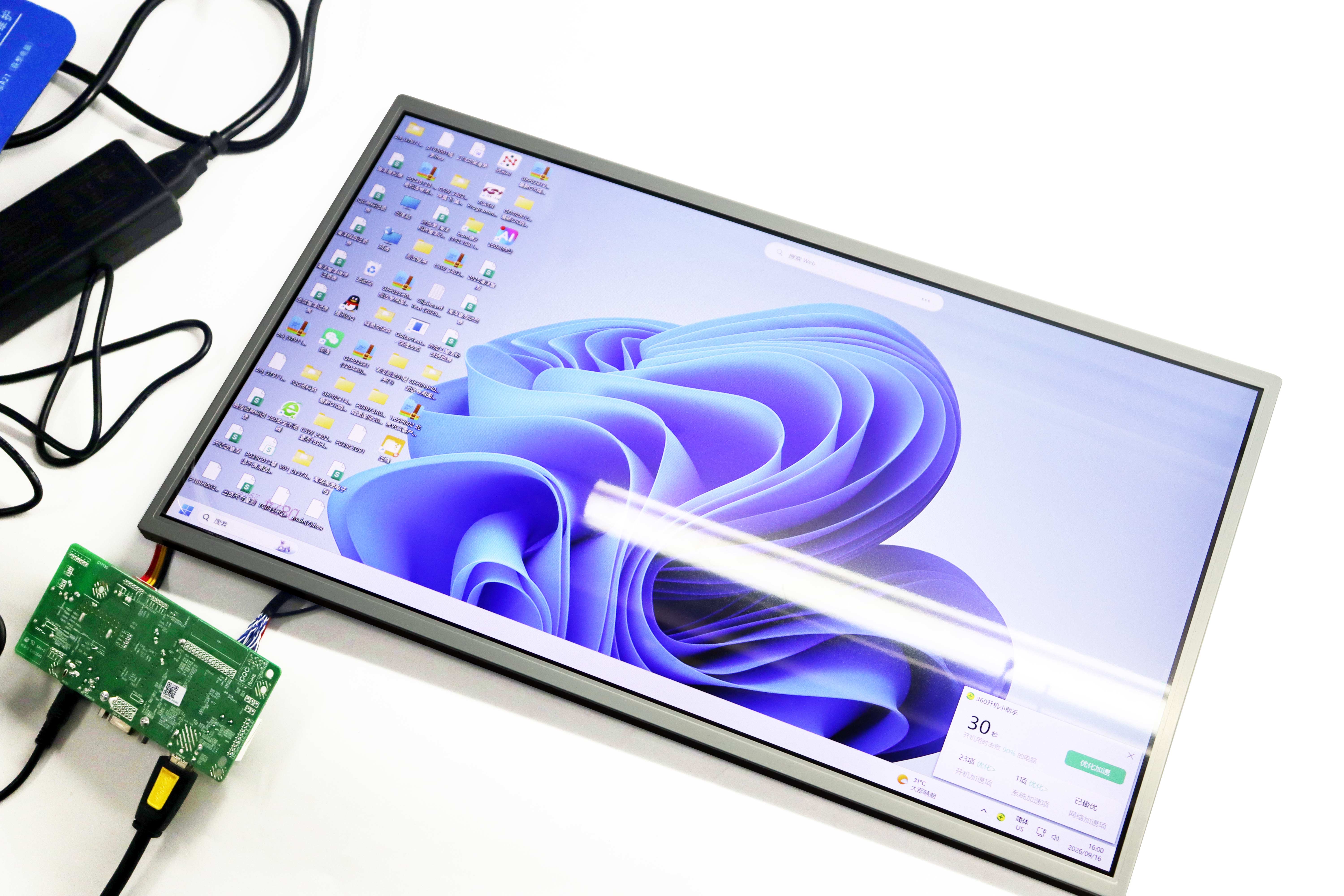21.5 Inch FHD 1920x1080 TFT LCD Display Module LVDS Interface - BOE MV215FHB-N30 Panel Compatible (QL215FHB-N11/N30)