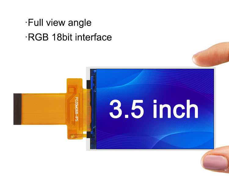 3.5 inch TFT LCD Display Module with 320x480 IPS All O'Clock Screen P035M068-IPS
