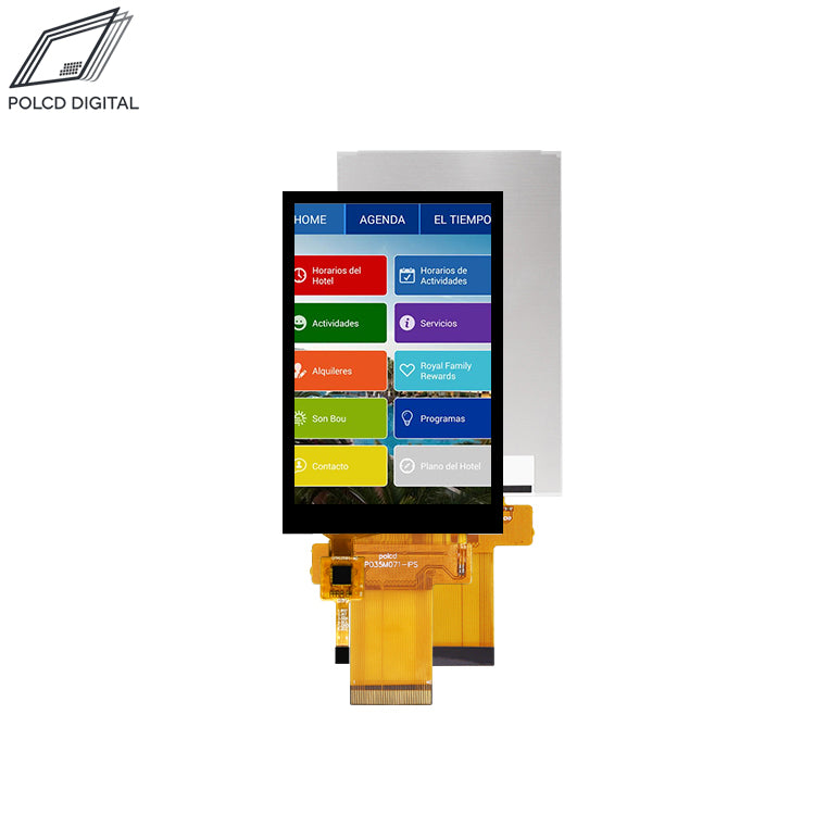 3.5 inch IPS TFT LCD Module with Capacitive Touch Screen 320x480 Pixels P035M071-IPS-CTP