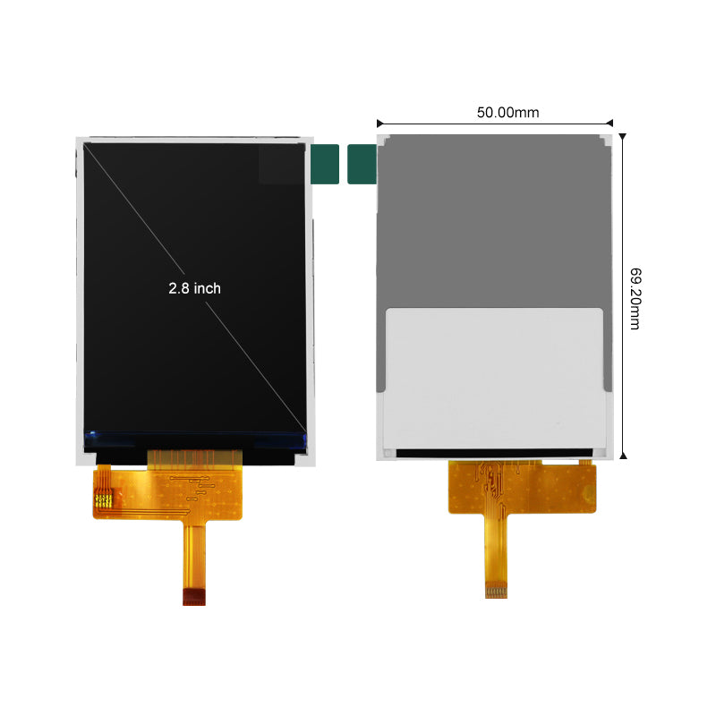 2.8 inch IPS TFT LCD 240x320 Pixels with All Viewing Direction Display Screen P028B055-IPS
