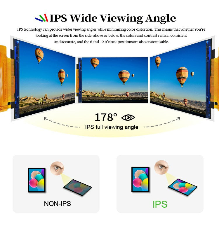 3.5 Inch IPS TFT LCD Display Module with Capacitive Touch Screen 320x480, MIPI Interface P035CTM098-IPS