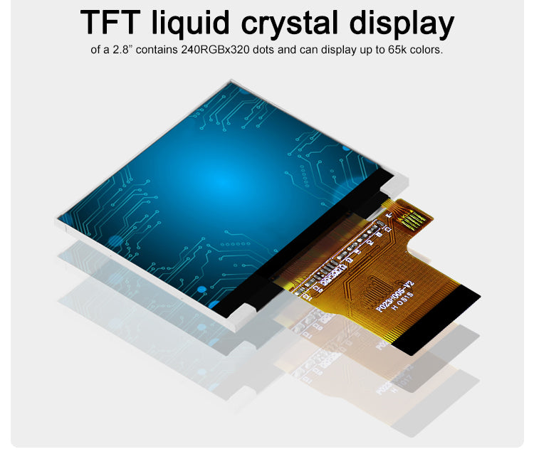 2,4 Zoll TFT LCD Modul 240x320 Pixel Display-Bildschirm EO-DIS-TFT24V03