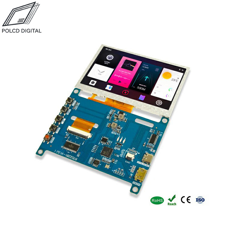 HDMI Display Controller Board for 5-Inch TFT LCD | Micro-USB & Type-C Power Supports 10-Point Capacitive Touch RTD2281-V1.0K