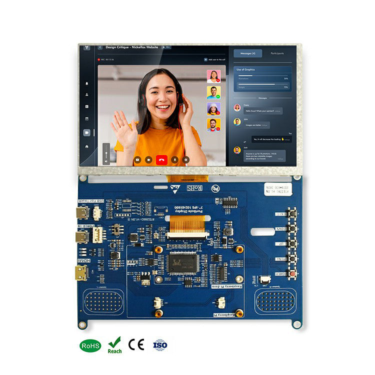 HDMI Display Controller Board for 7-Inch TFT LCD | Mini-HDMI & Type-C | Speaker & Audio Support RTD2281-V1.0NI