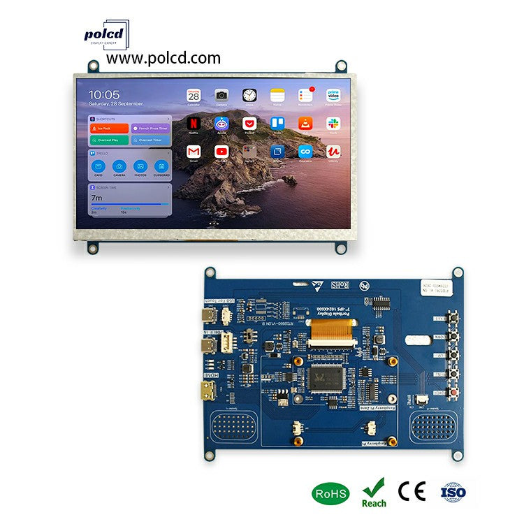 HDMI Display Controller Board for 7-Inch TFT LCD | Mini-HDMI & Type-C | Speaker & Audio Support RTD2281-V1.0NI