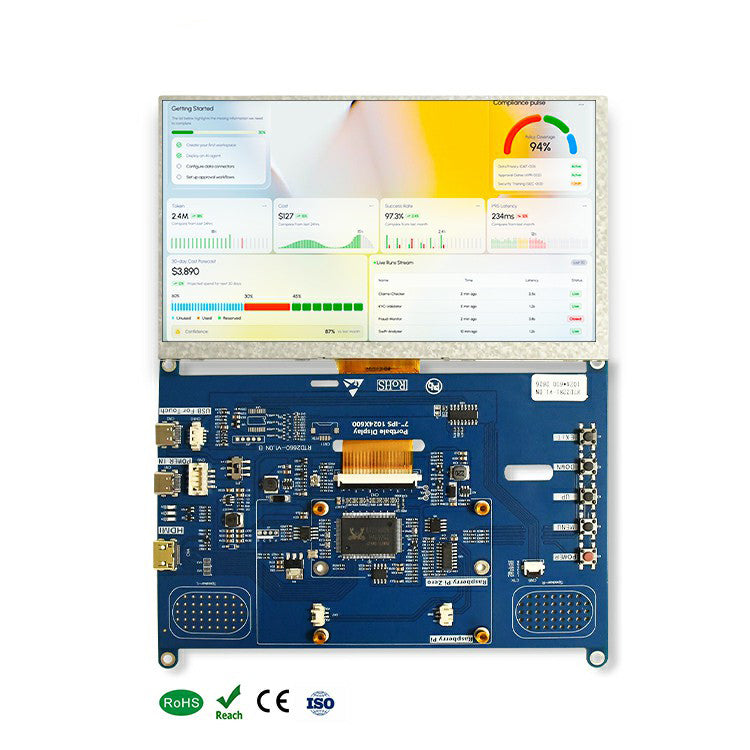 HDMI Display Controller Board for 7-Inch TFT LCD | Mini-HDMI & Type-C | Speaker & Audio Support RTD2281-V1.0NI