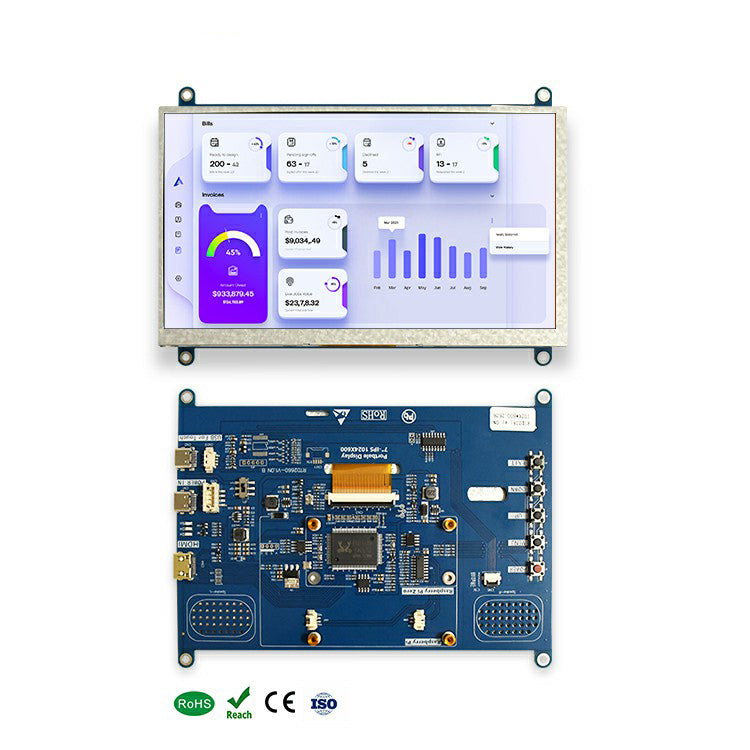 HDMI Display Controller Board for 7-Inch TFT LCD | Mini-HDMI & Type-C | Speaker & Audio Support RTD2281-V1.0NI