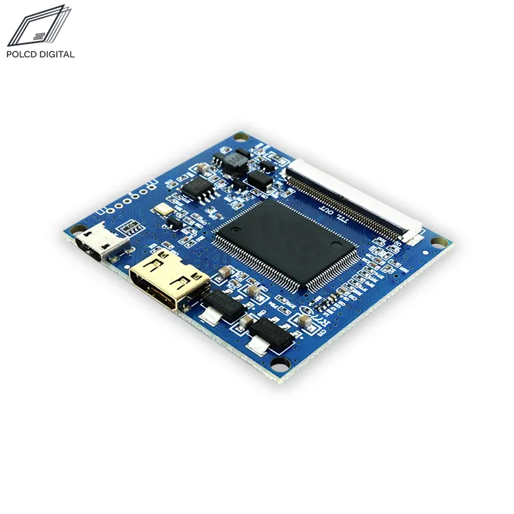 Small LCD Screen Driver Board 50Pin Controller Board for AT070TN92 800x480 / 1024x600 POLCD Digital