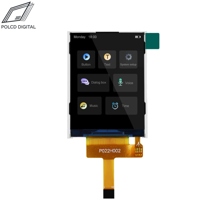 2.2 inch TFT LCD Module 240x320 Resolution SPI/MCU Interface P022H002